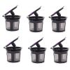 6 Packs Reusable K Cups For Keurig; Reusable K CUP Coffee Filter Refillable Single K CUP For Keurig 2.0 1.0 BPA 20.8in/1.5in 0.18lb - 6 Packs