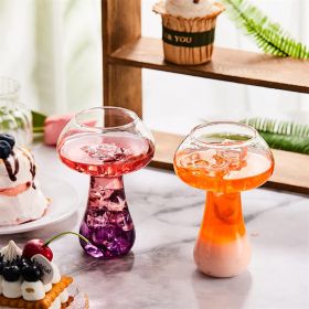 2pcs, Stylish Mushroom Cocktail Glasses for Wine and Champagne - Perfect for Parties and Special Occasions - 285ML
