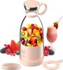 Personal Size Blender;  Portable Blender;  Battery Powered USB Blender  - pink