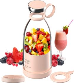 Personal Size Blender;  Portable Blender;  Battery Powered USB Blender  - pink