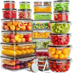 52 PCS Food Storage Containers with Lids Airtight (26 Lids 26 Containers)
