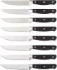 8-Piece Kitchen Steak Knife Set - Black