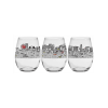 Chicago Stemless Wine Glasses set of 4