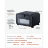 Pizza Oven, 8 Presets Electric Pizza Ovens Air Fry Combo, 12-Inch Indoor Pizza Maker Smart Knob Control , 750 Fahrenheit Max Temp