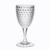 Diamond Cut Plastic Wine Glasses Set of 4 (12oz), BPA Free Acrylic Wine Glass Set, Unbreakable Red Wine Glasses, White Wine Glasses - as Pic
