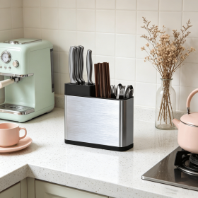 Küchenbesteckhalter, Messerblock, Aufbewahrungsregal, Organizer, Utensilien, Essstäbchenhalter - 1 pc