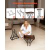 15 Bottle Wine Rack, Freestanding Floor Wine Holder Stand Liquor Cabinet with Wood Tabletop, Easy Assembly Floor Storage Rack, For Home Bar Kitchen Li