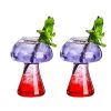 2pcs, Stylish Mushroom Cocktail Glasses for Wine and Champagne - Perfect for Parties and Special Occasions - 285ML