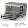 Crisp 'N Bake PRO 6-Slice Air Fryer Toaster Oven with Basket, Pan, Rack Tray, Stainless Steel - 1 Pack