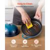 Enameled Cast Iron Dutch Oven, 5 Quart Pot for Sourdough Bread Baking, Heavy-Duty Cookware Pan with Lid and Dual Handles, Oven Induction Compatible up
