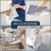 Flour Sack Towels & Kitchen Towel Set 20 Pc - Premium Cotton Tea Towels for Bread Baking, Super Absorbent Dish Cloths for Washing Dishes, Multipurpose
