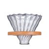 Coffee Maker Pour Over Coffee Dripper Brew Heat Resistant High Borosilicate Glass  - 300ml