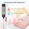 Temperature Meter Gauge Tool New Meat Thermometer Kitchen Digital Cooking Food Probe Electronic BBQ Cooking Tools - Black