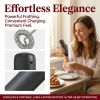 Electric coffee frother, electric household storage milk mixer, frother - black
