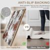 Upgrade Non Slip Kitchen Rugs Sets of 3 Washable Kitchen Mats for Floor Abstract Kitchen Runner Rug Soft Floor Mat Set Kitchen Carpet Rugs for Hallway