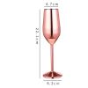Happiest Hours Cocktail Glasses Let The Party Begin - Golden Wine Goblet Pair