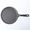 HAWOK Cast Iron Round Griddle, Pre-seasoned Comal Pan, 9.5" Crepe Maker Pan - 1
