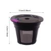 6 Packs Reusable K Cups For Keurig; Reusable K CUP Coffee Filter Refillable Single K CUP For Keurig 2.0 1.0 BPA 20.8in/1.5in 0.18lb - 6 Packs