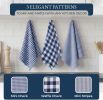 Flour Sack Towels & Kitchen Towel Set 20 Pc - Premium Cotton Tea Towels for Bread Baking, Super Absorbent Dish Cloths for Washing Dishes, Multipurpose