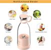 Personal Size Blender;  Portable Blender;  Battery Powered USB Blender  - pink