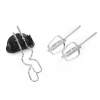 Better Chef 5-Speed 150W Hand Mixer with Silver Accents and Storage Clip - White