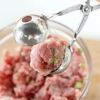 2PCS Small Meatball Maker Homemade Lean Meatball Tool Geometric Shape Steel Maker Barbecue Hot Pot Bean Curd - as pic