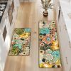 Kitchen Mats for Floor Cushioned Anti Fatigue Sets of 2 Boho Floral Kitchen Rugs Non Slip Waterproof Memory Foam Kitchen Floor Mats Padded Comfort Sta