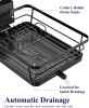 Dish Drying Rack for Kitchen Counter, Stainless Steel Sink Organization and Storage Essentials with Cutlery Holder, Home and Appartment Decor, 12''W x