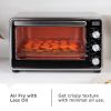 Crisp 'N Bake PRO 6-Slice Air Fryer Toaster Oven with Basket, Pan, Rack Tray, Stainless Steel - 1 Pack