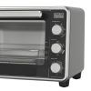 Crisp 'N Bake PRO 6-Slice Air Fryer Toaster Oven with Basket, Pan, Rack Tray, Stainless Steel - 1 Pack