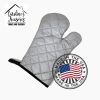 Lots of White Standard Poodle Oven Mitt Heat Resistant Thick Oven Mitt for Hot Pans and Oven, Kitchen Mitt Protect Hands, Cooking Baking Glove - Defau