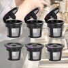 6 Packs Reusable K Cups For Keurig; Reusable K CUP Coffee Filter Refillable Single K CUP For Keurig 2.0 1.0 BPA 20.8in/1.5in 0.18lb - 6 Packs