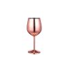 Happiest Hours Cocktail Glasses Let The Party Begin - Copperish Wine Goblet - Pair