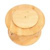(2 pack)Kitchen Organizer Bamboo Turntable 2-Tier Spice Rack, 10.04 DIA x 6.89 in - 1 Pack