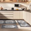 Boho Kitchen Rug Sets 3 Piece with Runner Non Slip Kitchen Rugs and Mats Washable Kitchen Mats for Floor Thick Kitchen Floor Mat Carpet Runner Rugs fo