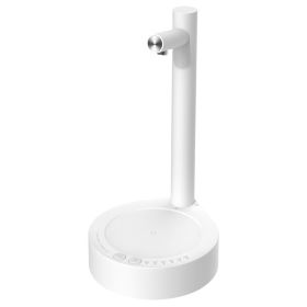 Electric Water Gallon Pump Automatic Water Bottle Pump Desktop Rechargeable Water Pump Dispenser With Stand (Option: White-USB)