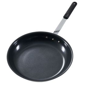 Ceramic Nonstick Egg Pan, Aluminum Frying Pan with Stainless Steel Base, Oven Safe, Dishwasher Safe Skillet (Color: Black, size: 10IN)