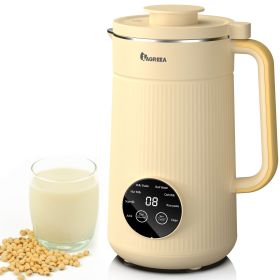 IAGREEA Nut Milk Maker, 35oz Nut/Oat/Almond/Soya/Vegan Juice Beverages Machine - Plant Based Cow Milk Machine Maker (Yellow: DB-IA-AS-HB-B10KW1Y)